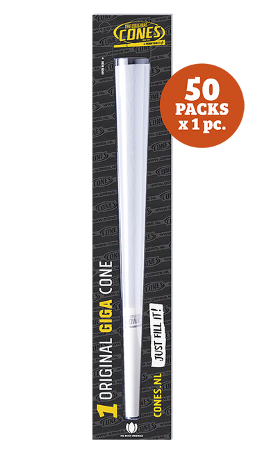 Conos Pre Enrollados Originales® Blanco Giga 1ud. - 50 x 1 ud. por caja maestra