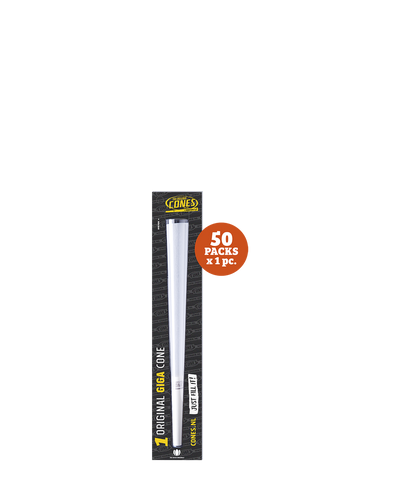 Original Pre Rolled Cones® White Giga 1pc. - 50 x 1pc. per Master Case