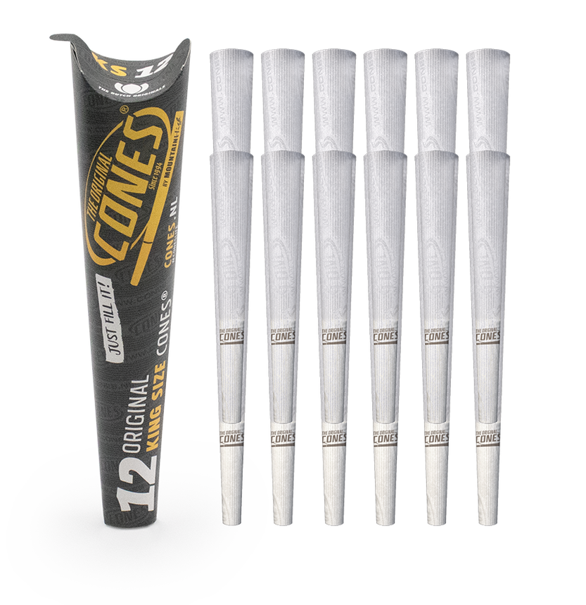 Original Pre rolled Cones® White King Size 12pcs.