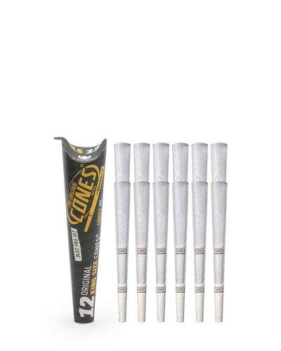Original Pre rolled Cones® White King Size 12pcs. Paper Pack