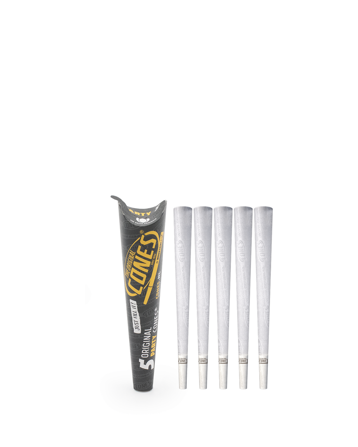 Original Pre rolled Cones® White Party 5pcs. Paper Pack