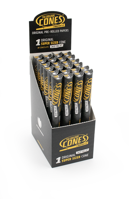 Conos Pre Enrollados Originales® Blancos Super Tamaño 1ud. paquete de papel