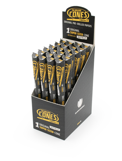 Conos Pre Enrollados Originales® Blancos Super Tamaño 1ud. - La pantalla contiene 24 paquetes de papel.