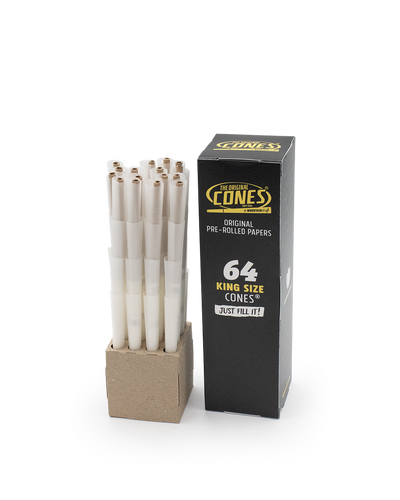 Orignal Pre Rolled Cones® White King Size 64pcs. Mini Bulk Box