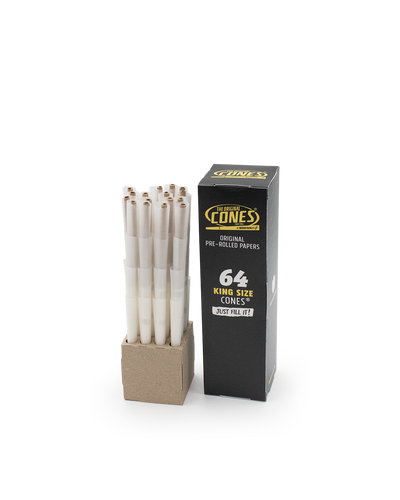 Orignal Pre Rolled Cones® White King Size 64pcs. Mini Bulk Box
