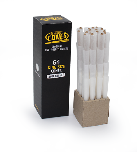Original Pre Rolled Cones® White King Size 64pcs. - 25 x 64pcs. per master case