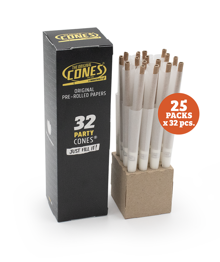 Original Pre Rolled Cones® White Party 32pcs. - 25 x 32pcs. per master case