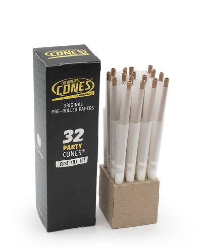 Original Pre Rolled Cones® White Party 32pcs. Mini Bulk Box