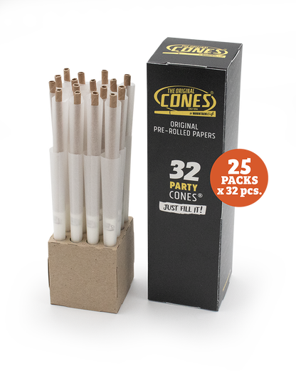 Original Pre Rolled Cones® White Party 32pcs. - 25 x 32pcs. per master case