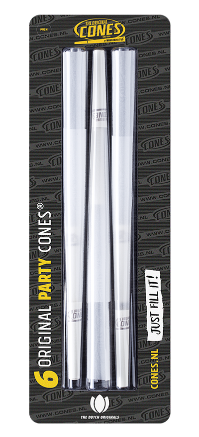 Conos Pre Enrollados Originales® Fiesta Blancos 6uds. - 50 x 6 uds. por caja maestra