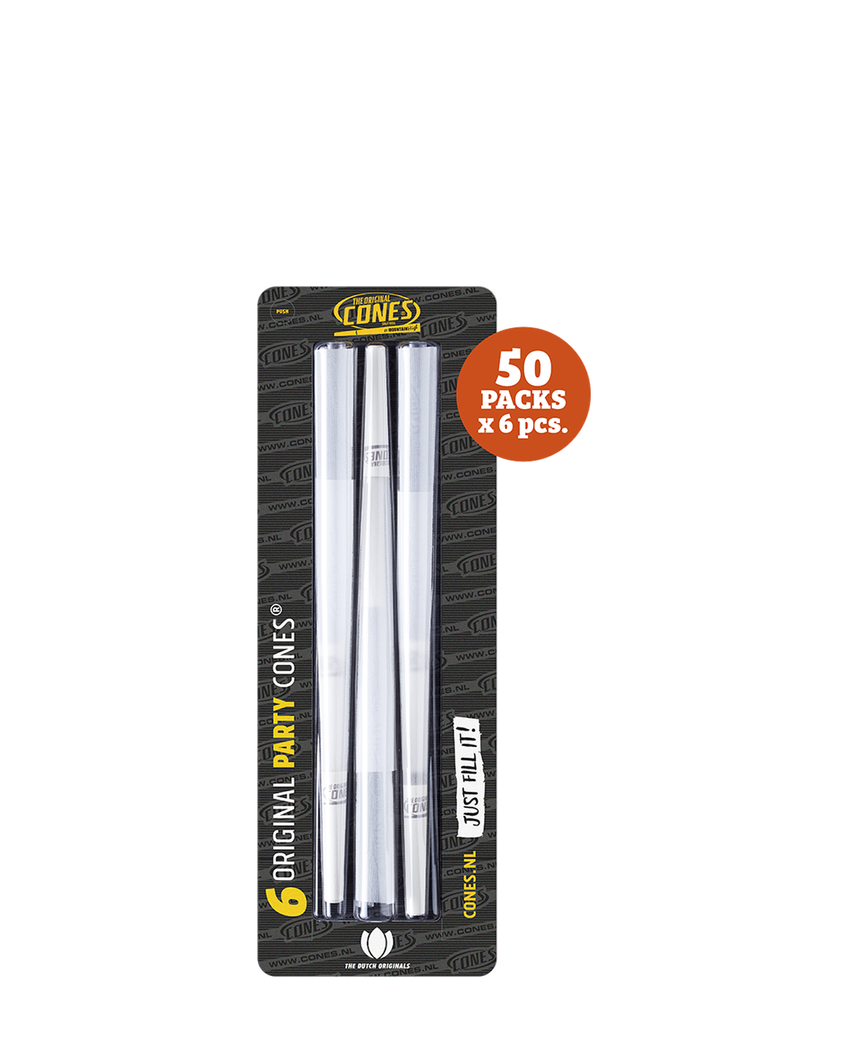Original Pre Rolled Cones® White Party 6pcs. - 50 x 6pcs. per Master Case