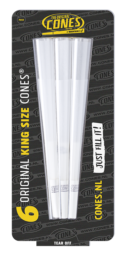 Original Pre Rolled Cones® White King Size 6 Stück.