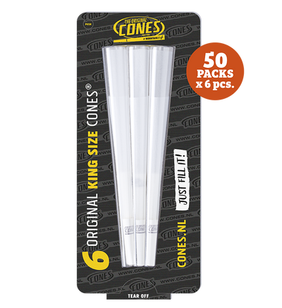 Original Pre Rolled Cones® White King Size 6 Stück - 50 x 6 Stück pro Umkarton