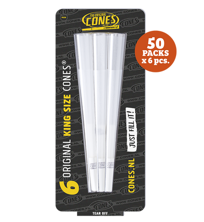 Original Pre Rolled Cones® White King Size 6 Stück - 50 x 6 Stück pro Umkarton