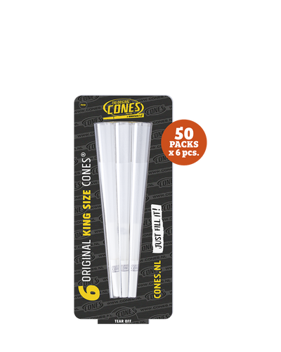 Original Pre Rolled Cones® White King Size 6pcs. - 50 x 6pcs. per Master Case
