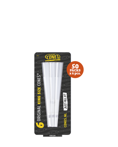 Original Pre Rolled Cones® White King Size 6pcs. - 50 x 6pcs. per Master Case