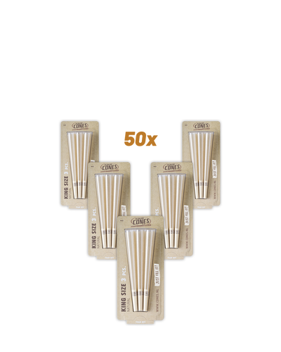 Natural Pre Rolled Cones® Brown King Size 3pcs. - 50 x 3pcs. per Master Case