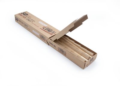 Natural Pre-rolled Cones® Slidebox Brown King Size 50 pcs.
