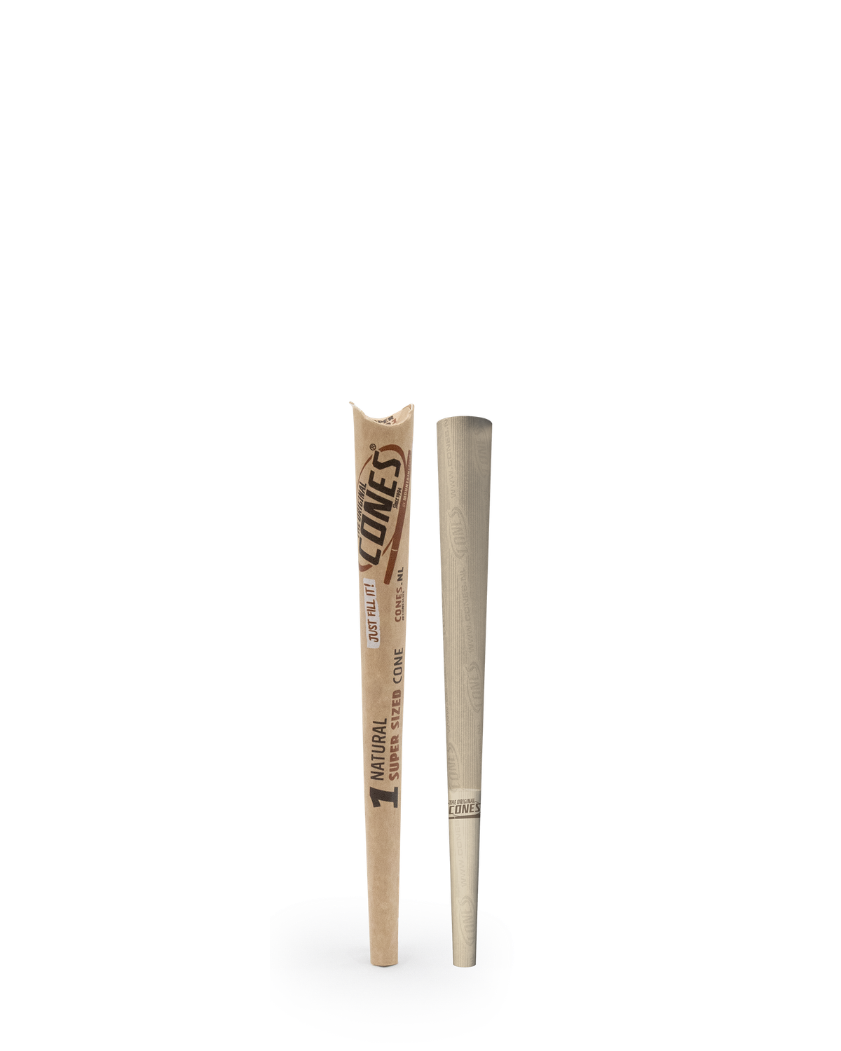Cones Natural Super Sized 1pc. Paper Pack