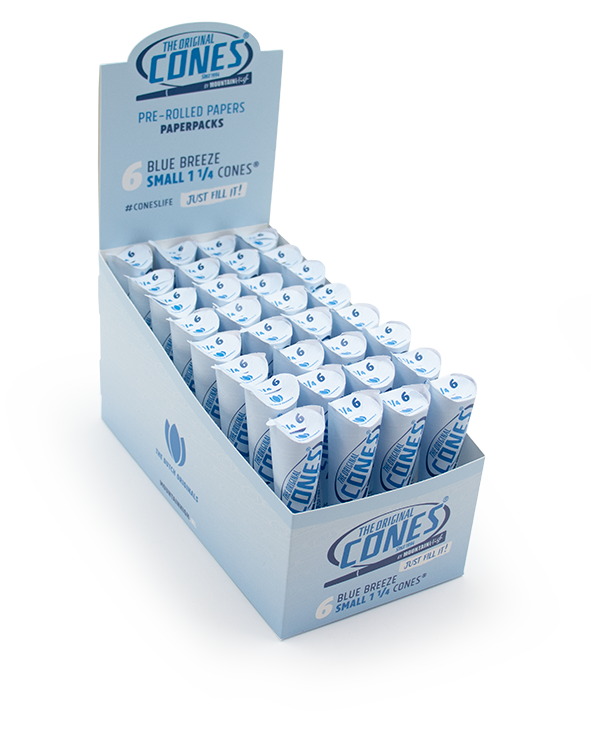 Blue Breeze Pre Rolled Cones® King Size 3pcs. paper pack