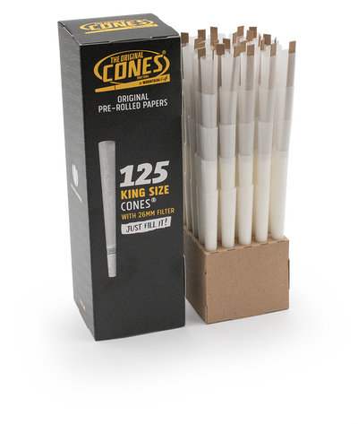 Original Pre Rolled Cones® White King Size 125pcs.