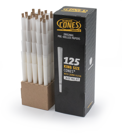 Original Pre Rolled Cones® White King Size 125pcs.