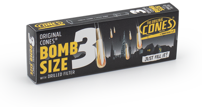 Original Pre Rolled Cones® White Bomb Size 3pcs.