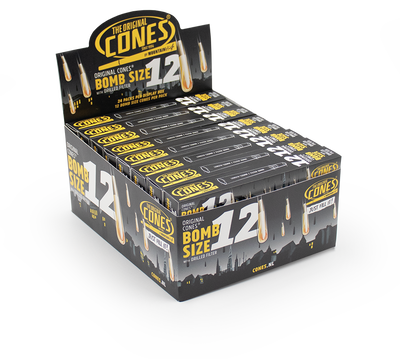 Original Pre Rolled Cones® White Bomb Size 12pcs.