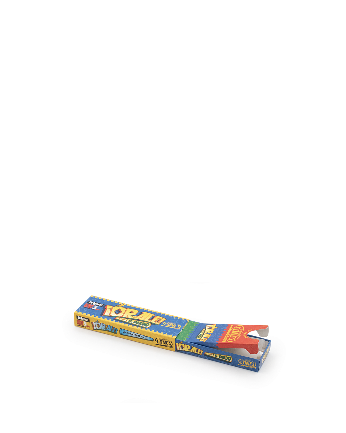 Original Pre Rolled Cones White Bomb Size Orale 3pcs. Slidebox