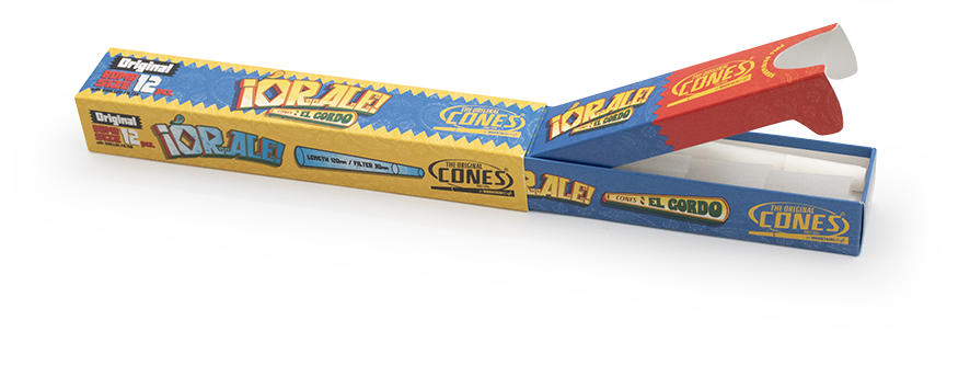Original Pre Rolled Cones® White Bomb Size Orale 12pcs.