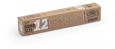 Natural Pre Rolled Cones® Bomb Size 12pcs.