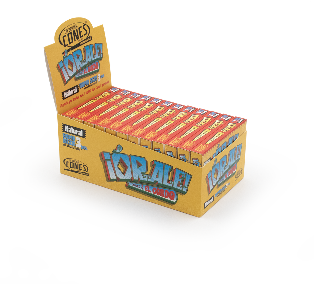 Natural Pre Rolled Cones® Brown Bomb Size Orale 3pcs.