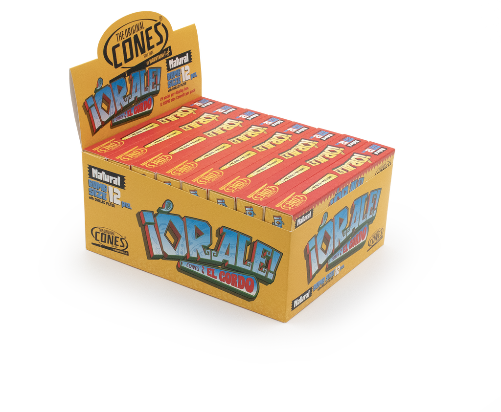 Natural Pre Rolled Cones® Brown Bomb Size Orale 12 pcs.