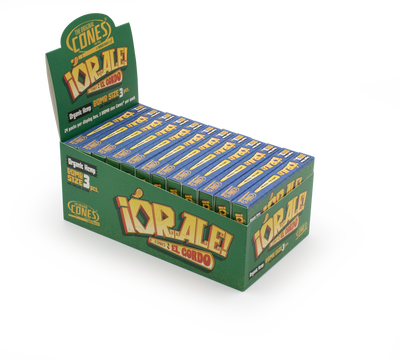 Bio Organic Hemp Pre Rolled Cones® Hemp Bomb Size Orale 3pcs.