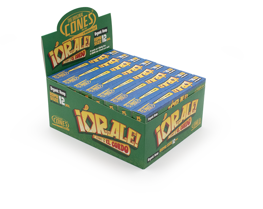 Bio Organic Hemp Pre Rolled Cones® Hemp Bomb Size Orale 12 pcs.