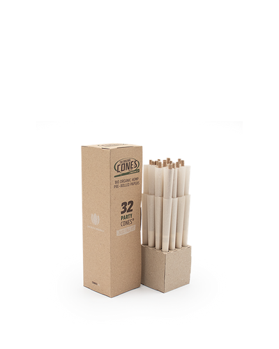 Bio Organic Hemp Pre Rolled Cones® Hemp Party 32pcs. Mini Bulk Box