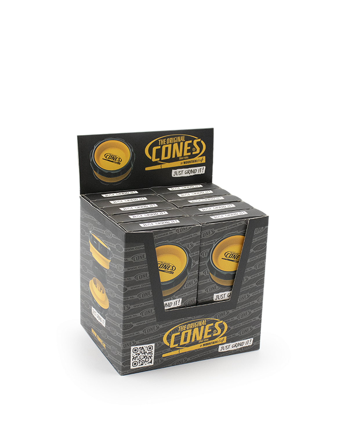 Grinder with Cones® logo - 12pcs. per display