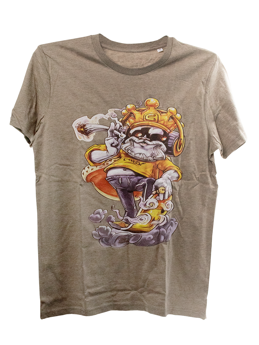 T-shirt unisex - Sand - King of Cones® - Maat XL