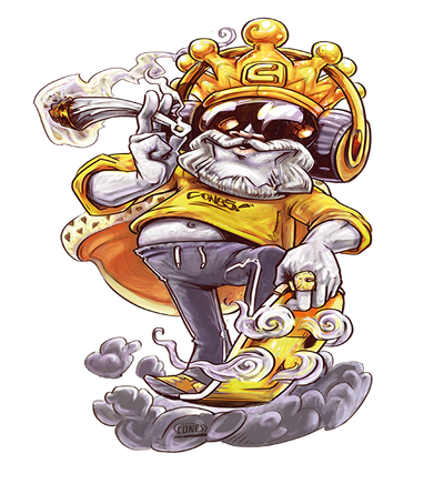 T-Shirt Unisex - Sand - King of Cones® - Größe L