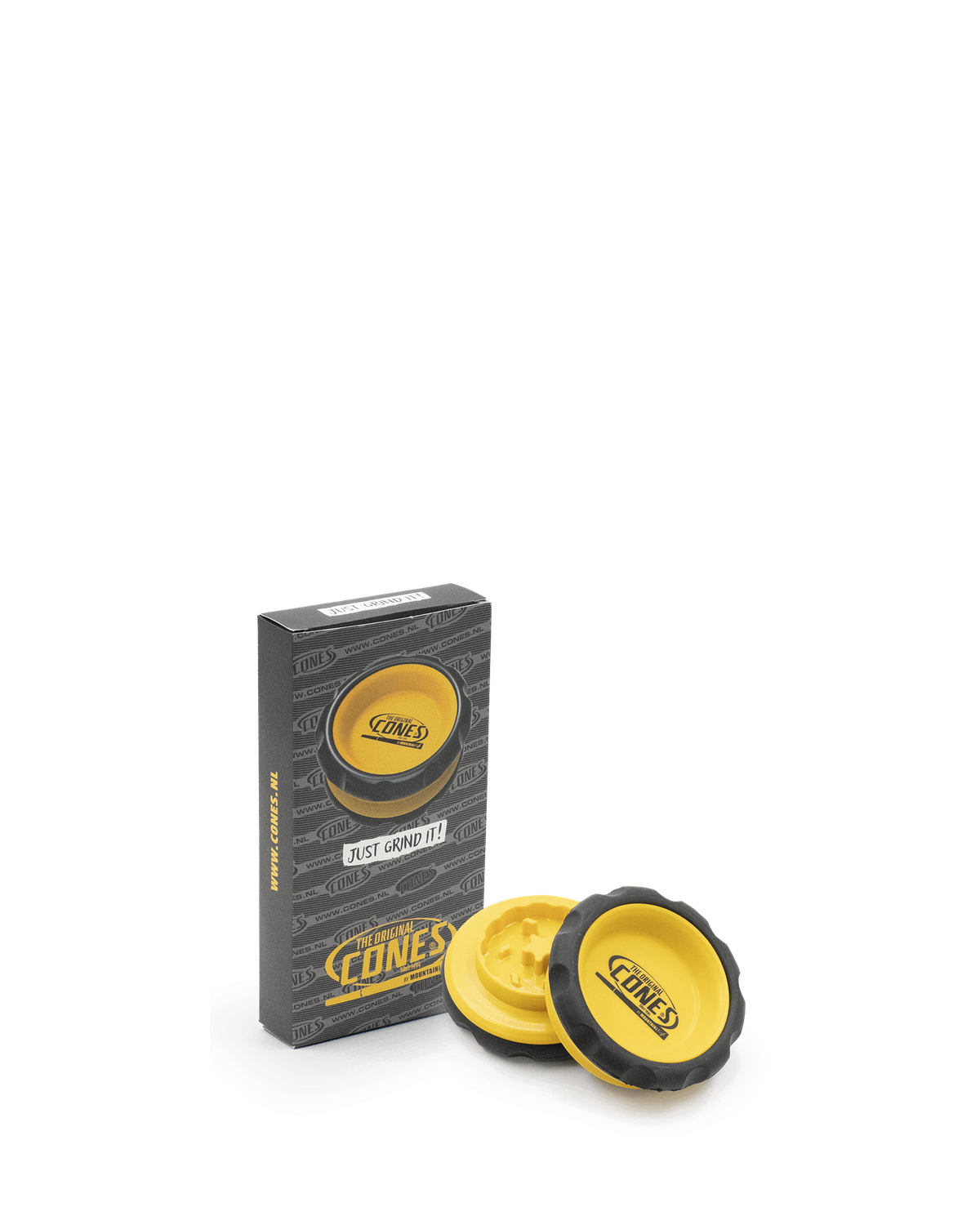 Grinder with Cones® logo