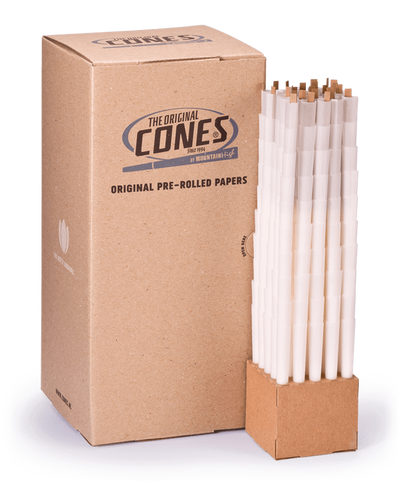 Original Pre Rolled Cones® White King Size 109/20 - Bulk Box contains 1000pcs.