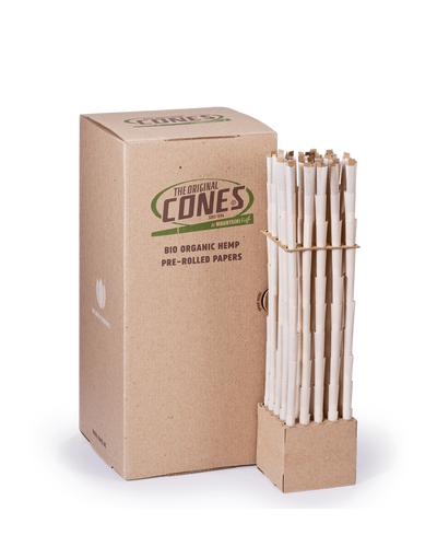Bio Organic Hemp Pre Rolled Cones® Hemp Singles 70/26 - Bulk Box contains 1000 pcs.