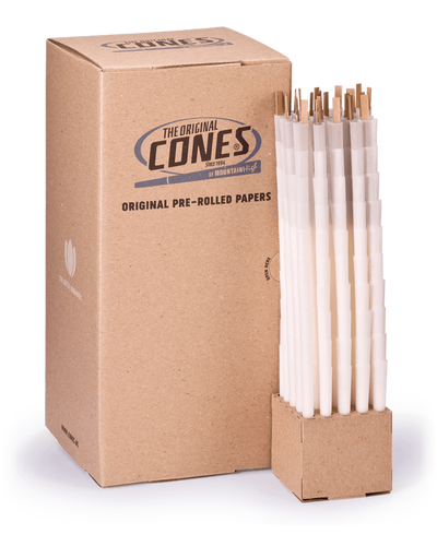 Original Pre Rolled Cones® White Small 98/20 - Bulk Box contains 1000pcs.