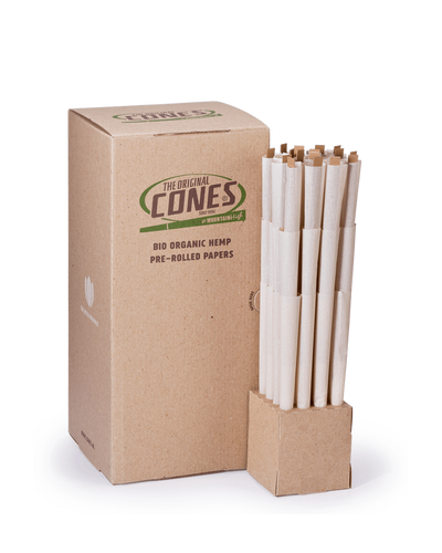 Bio Organic Hemp Pre Rolled Cones® Hemp Super Sized 180/58 - Bulk Box contains 192pcs.