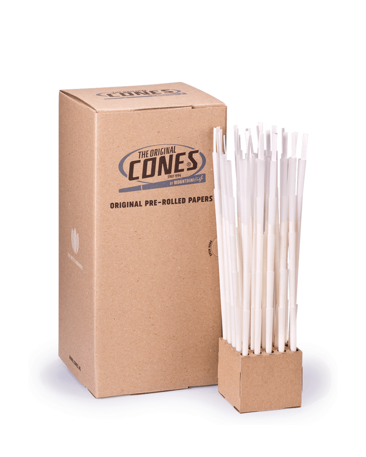 Original Pre Rolled Cones® White Reefer 109/40 - Bulk Box contains 500pcs.