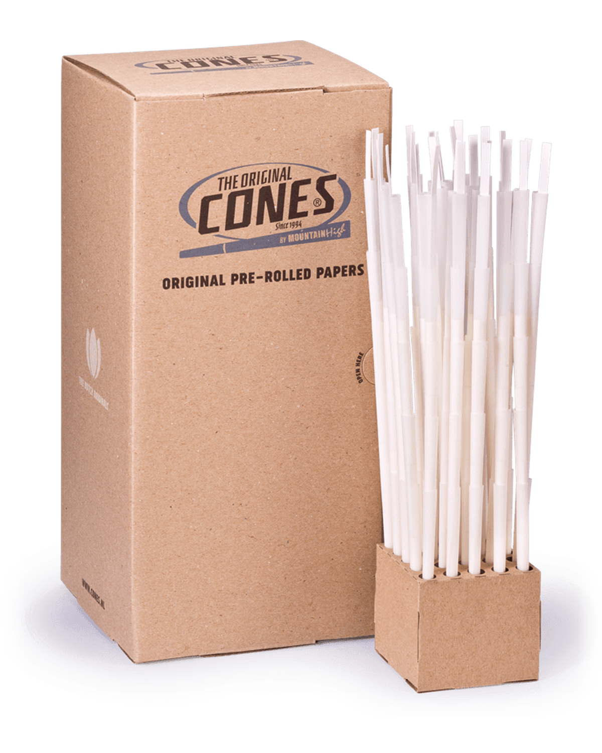 Original Pre Rolled Cones® White Reefer 109/40 - Bulk Box contains 500pcs.
