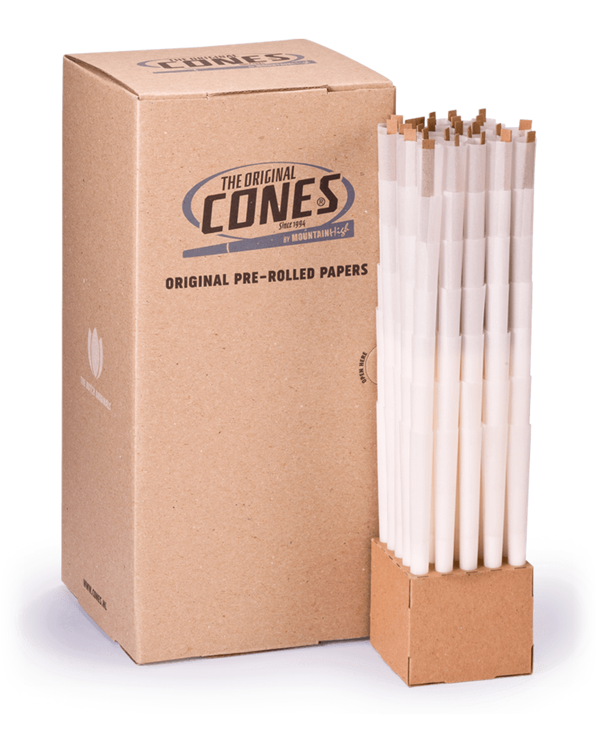 Original Pre Rolled Cones® White Party 140/26 - Bulk Box contains 700pcs.