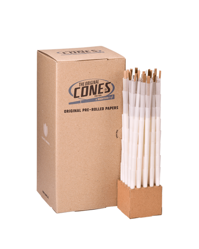 Original Pre Rolled Cones® White Small 98/26 - Bulk Box Contains 800pcs.