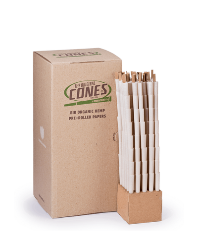 Bio Organic Hemp Pre Rolled Cones® Hemp Small 98/26 - Bulk Box contains 800pcs.