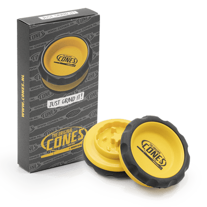 Grinder mit Kegel-Logo